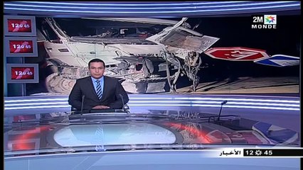 شاحنة ثقيلة تدهس مقطورتين للطرامواي بالوازيس وتخلف اصابات خطيرة