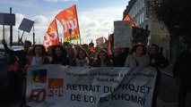 Manifestation  à Saint-Malo