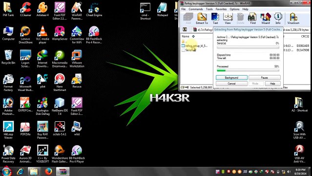 How to Crack Refog Keylogger using serial key [ Registration key ]