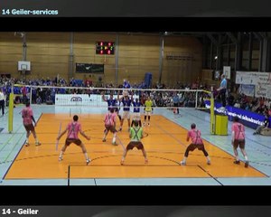 GEILER Baptiste, Outisde hitter, Friedrischafen Germany - serve highlights