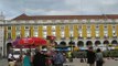 praça do comercio e o tejo