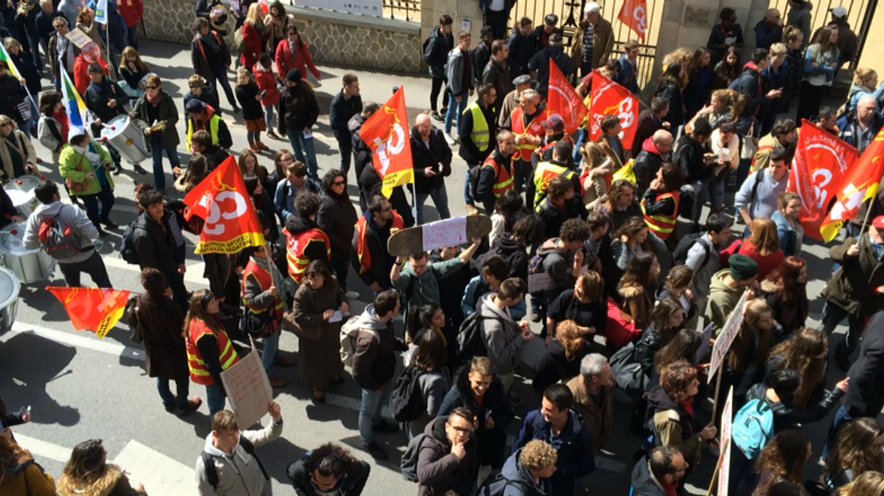 Manifestation contre la loi El Khomri à Vannes