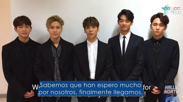 SHINee - Saludos para Hallyu North TORONTO [Subtitulos en Español]