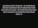 Read South Beach Diet 6 Book Set : The South Beach Diet/the South Beach Diet Cookbook/the South