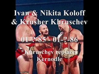 The History of the NWA/WCW  6 Man Tag Title