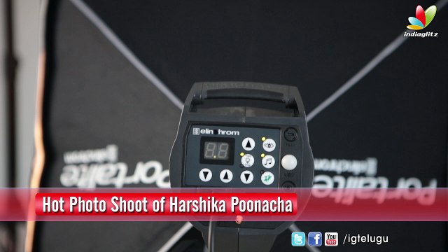 Hot Photo Shoot of Harshika Poonacha