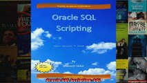 Oracle SQL Scripting SQL