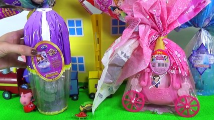 Download Video: Vovô da Peppa Pig Trouxe Ovos de Páscoa Frozen Princesas Disney e Sofia Toys KInder Surp