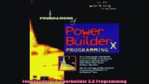 Foundations of Powerbuilder 50 Programming