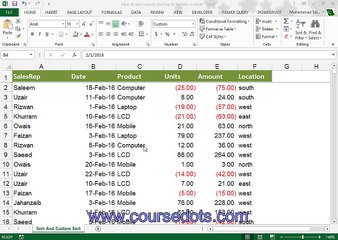 How to Use Sort And Custom Sort In Excel