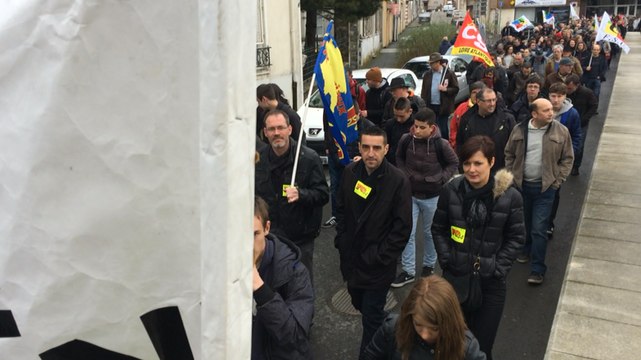 Manifestation contre la loi travail à Châteaubriant