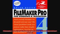 Filemaker Pro 4 for Windows  Macintosh Visual QuickStart Guide