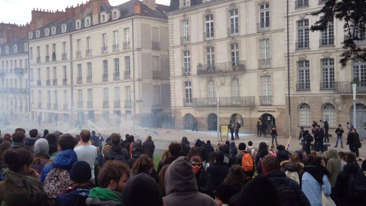 Manifestation contre la loi travail à Nantes
