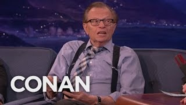 Larry King Loves Old Technology - CONAN on TBS