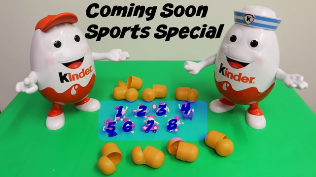 Kinder Surprise Eggs SPORTS SPECIALCOMING SOON unboxing Huevos Sorpresa Subscribe Now