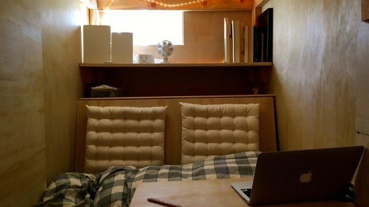 Would You Live In This Guy’s Tiny “Apartment?”