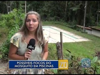 16-02-2016 - POSSÍVEIS FOCOS DO MOSQUITO EM PISCINAS - ZOOM TV JORNAL