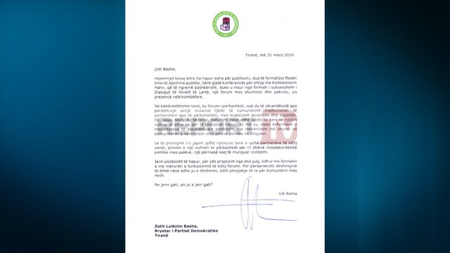 Report TV - “Drejtësia”, Rama ftesë Bashës: Dialog sy më sy por pa të huajt