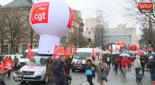 Sénat 360 : Les questions d'actualité au gouvernement / Le Sénat durcit la réforme pénale / Nouvelle journée de mobilisation contre la loi travail (31/03/2016)