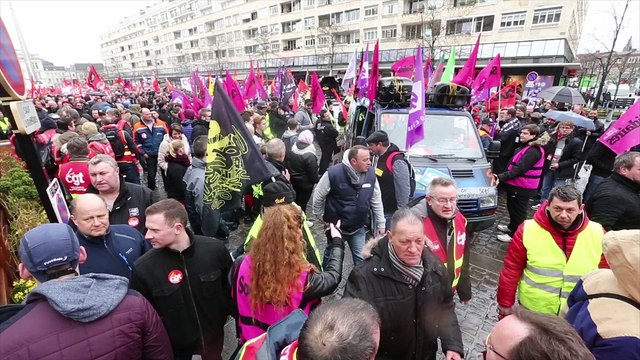 Manifestation contre la loi El Khomri à Valenciennes