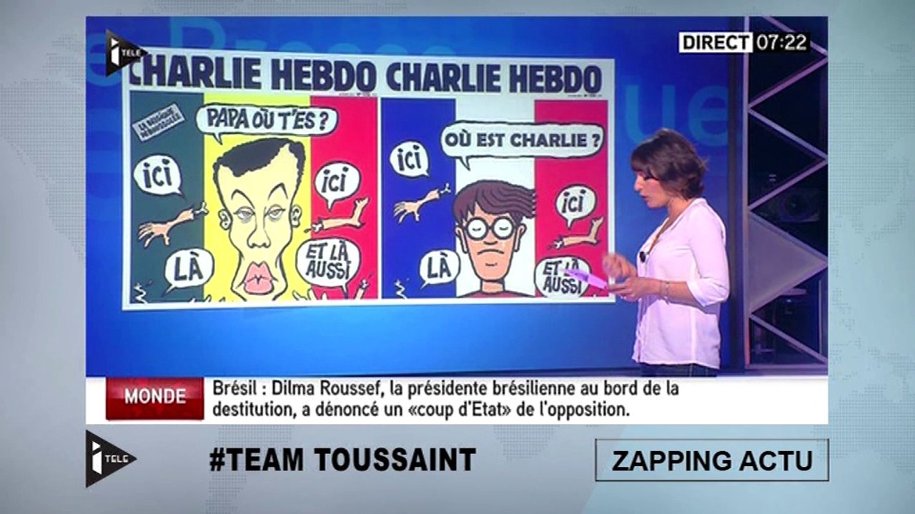 La réponse des Belges à la Une de Charlie Hebdo sur les attentats de Bruxelles