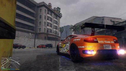 GTA V (PC) - Core i5-6400 & GTX 750Ti (Raining Weather) - 768p