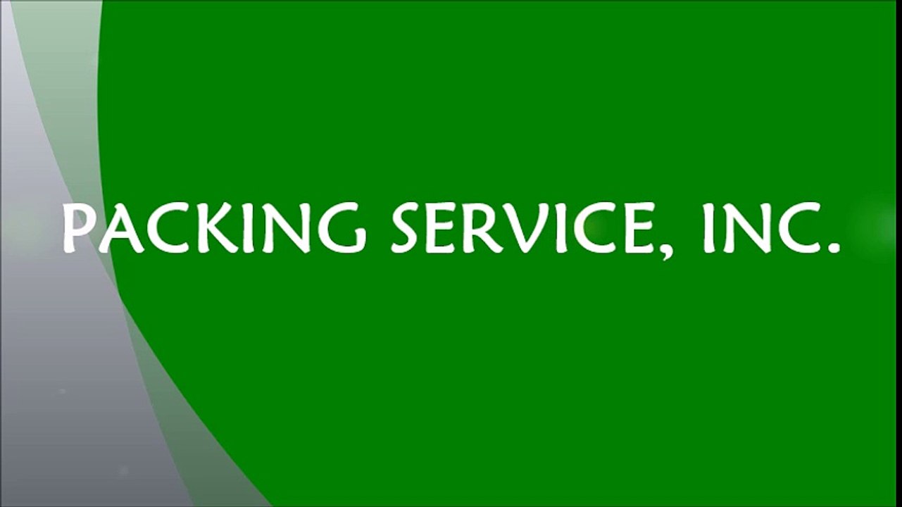 Palletizing Services by Packing Service, Inc. Flat Rates Nationwide Shipping