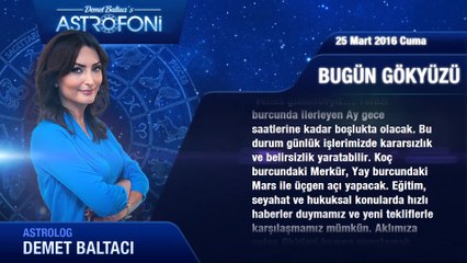 1 Nisan 2016 Cuma Bugün Gökyüzü