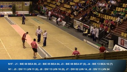Second tour, tir de précision masculin, Finale N1 et N1F, Sport Boules, Clermont-Ferrand 2016
