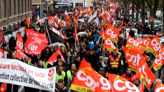 Amiens: manifestation contre la Loi Travail
