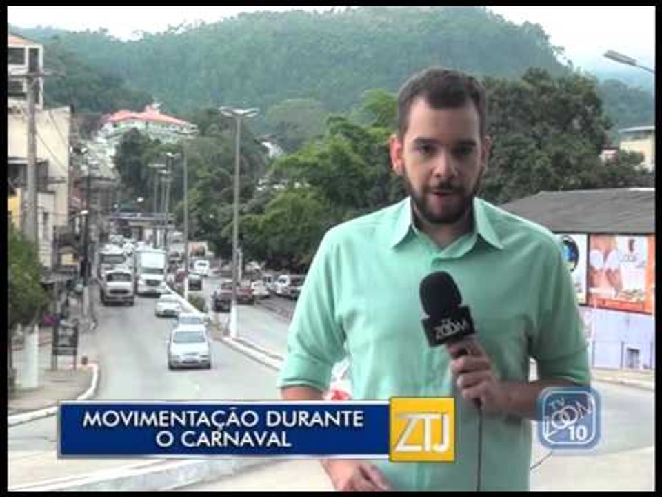 11-02-2016 - MOVIMENTAÇÃO DURANTE O CARNAVAL - ZOOM TV JORNAL