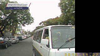 WATCH- Motorist puts law-breaking taxi in his place. Literally.