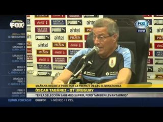 Tabárez: "En la Selección sabemos sufrir, pero también levantarnos"