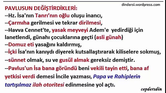12.Sınıf 7.Ünite Hıristiyanlık - Sesli anlatım - dindersi wordpress