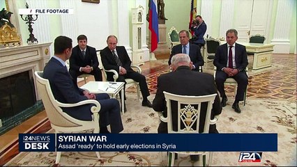 Assad 'ready' to hold early elections in Syria