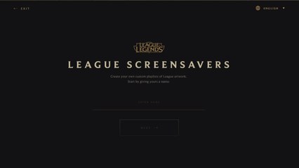 League of Legends: League Screensaver Demo