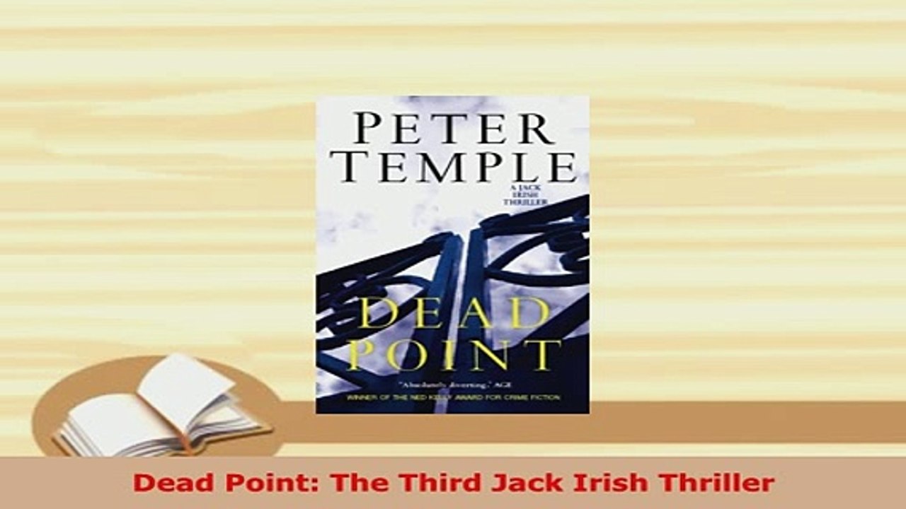 PDF  Dead Point The Third Jack Irish Thriller PDF Book Free