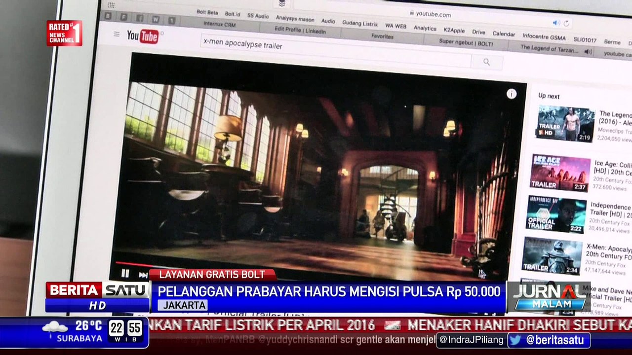 Layanan Gratis Streaming Youtube Via Bolt