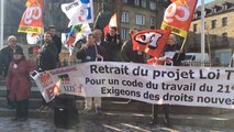 Manifestation contre la loi travail à Fougères