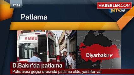 Diyarbakır'da Polis Aracına Bombalı Saldırı! 7 Şehit, 27 Yaralı