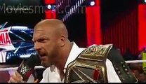 WWE RAW 28/3/2016 Roman Reigns Attack Triple H interface Sheamus barrett Rusev Start Usos HD