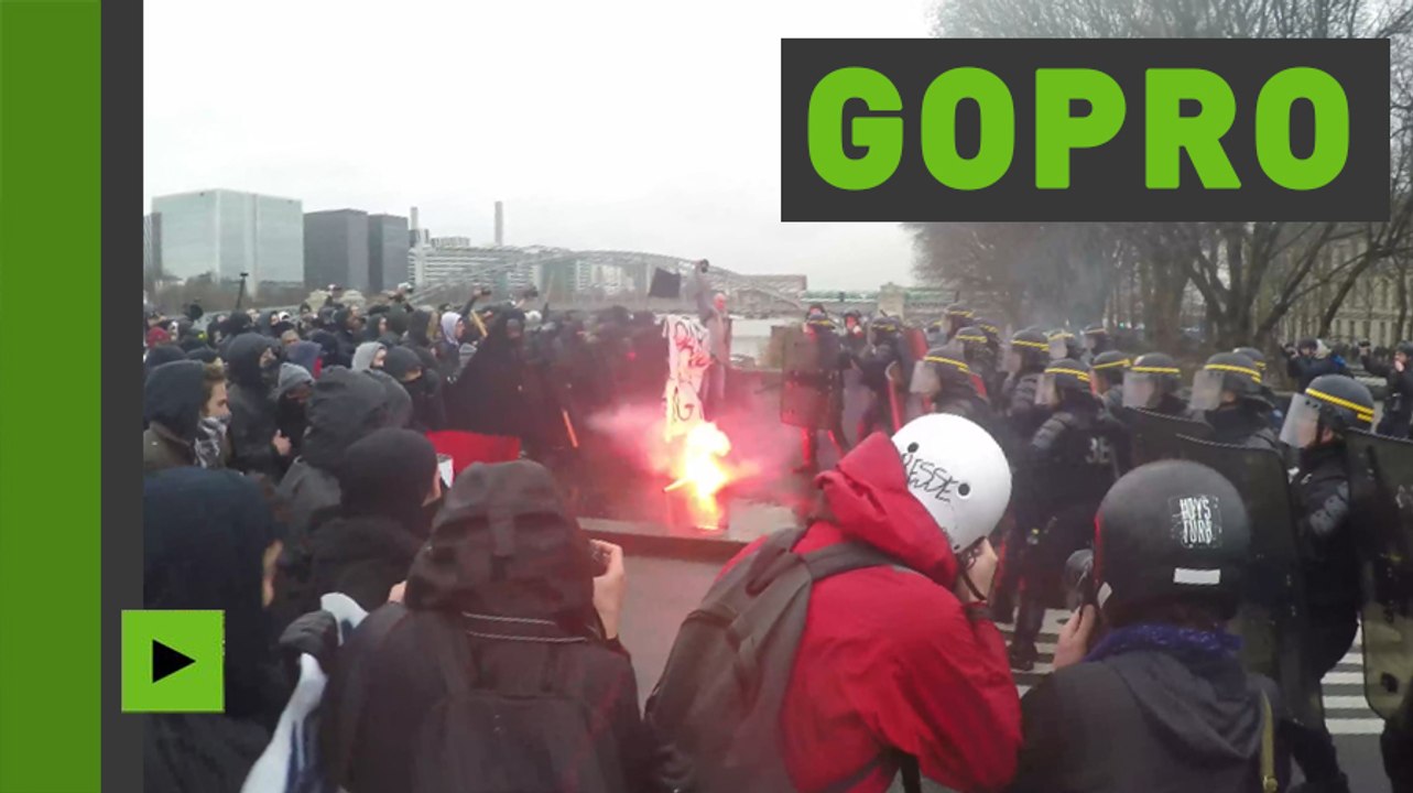 La manifestation anti loi Travail transforme les rues de Paris en champ de bataille