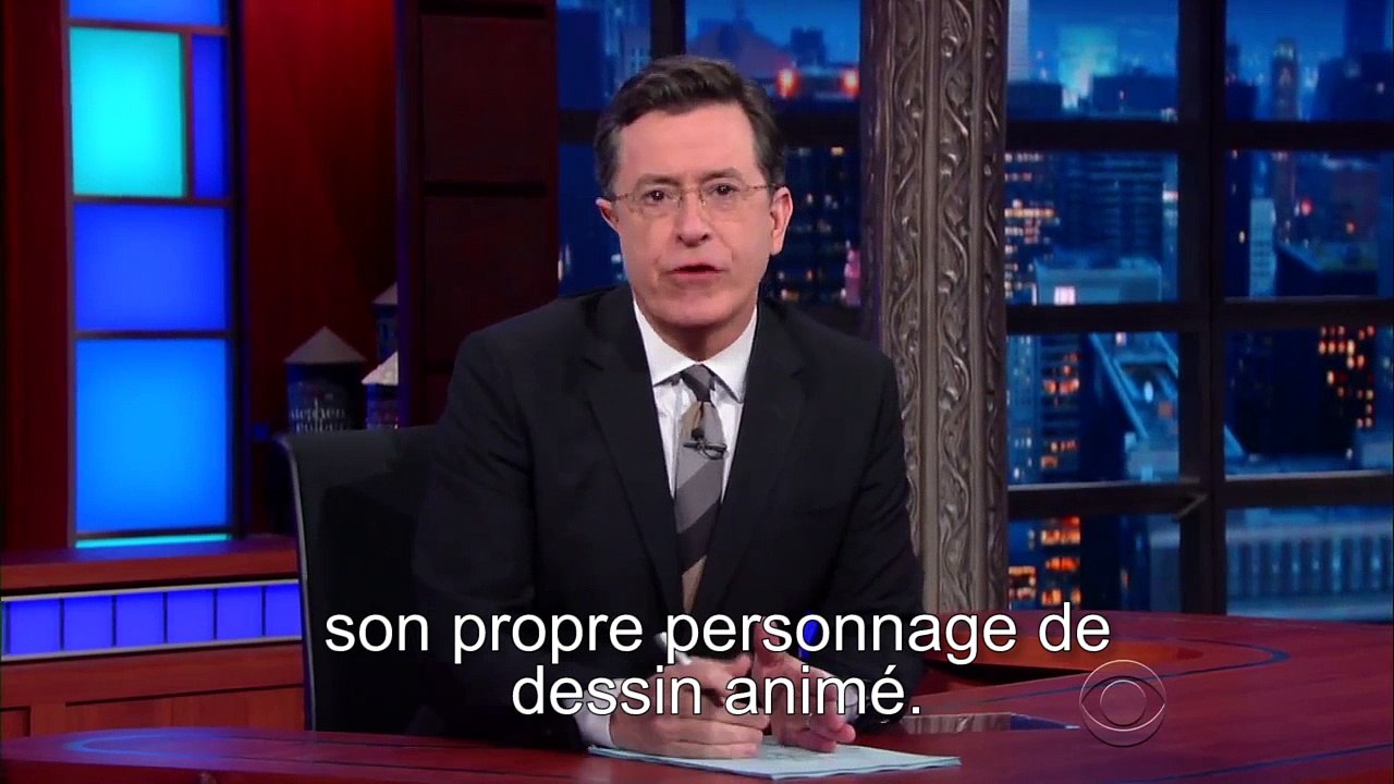 Donald Trump égal à lui-même en version dessin animé