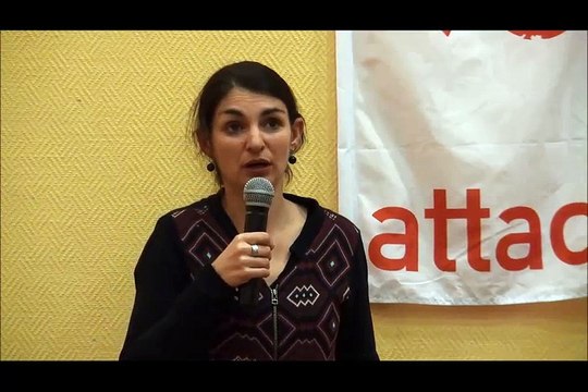 Aurélie Trouvé (1/2) - Le business est dans le pré - Milly-la-Forêt 2016 - ATTAC Sud-Essonne
