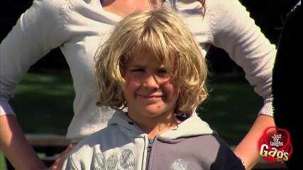 Kid Hides in a Halloween Penguin Suit Trick!