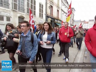 200 manifestants contre la loi travail à Bar-sur-Aube