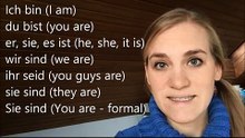German Lesson - The verb -to be- - A1