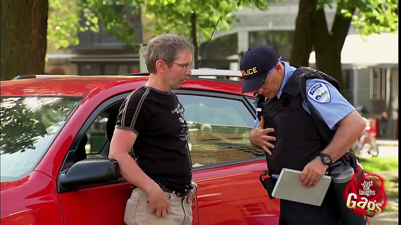 Police Loses Pen Behind Ear
