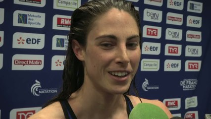 Download Video: Natation - ChF (F) - 50m NL : Santamans «Je ne m'attendais pas à nager aussi vite»