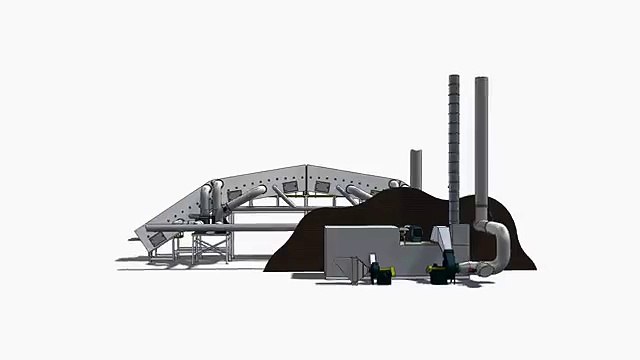 Industrial Oven - Custom Roll-Support Arch Dryer with Catalytic Oxidizer